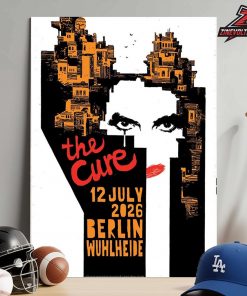The Cure Limited Edition Event Poster At Wuhlheide Berlin On July 12th 2026 Home Decor Poster Canvas