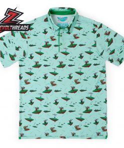 The Jetsons Orbit City Golf Club RSVLTS All-Day Polo Shirt Retro Cartoon Golf Performance Polo