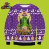 Cuddly As A Cactus Grinch Pixel Christmas Blue Teal Holiday Gift Ugly Sweater