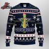 Dallas Cowboys Grinch Stealing Star Ornament Blue White Football Fan Ugly Sweater Dallas Cowboys Grinch Stealing Star Ornament Blue White Football Fan Ugly Sweater
