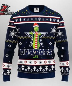 Dallas Cowboys Grinch Star Navy Christmas Football Holiday Fan Ugly Sweater