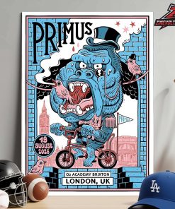 Primus Event Artwork Poster At O2 Academy Brixton London UK On August 19th 2026 Home Decor Poster Canvas