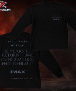 Travis Scott Cactus Jack X The Odyssey X Imax 10 Years Longsleeve Two Sided Unsiex T-Shirt