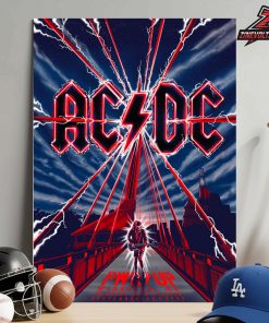 ACDC 2026 North American PWR UP Tour Poster At Princess Auto Stadium Winniepeg MB On September 20th 2026 Home Decor Poster Canvas