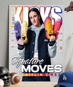 Caitlin Clark Indiana Fever On Slam Magazine Presents Kicks 29 Signature Move Home Decor Poster Canvas