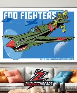 Foo Fighters Event Poster Live At Fargodome Fargo North Dakota On September 12th 2026 Home Decor Poster Canvas