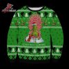 Drink Up Grinches Wine Glass Green Black Christmas Party Ugly Sweater