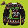 Skiing With My German Shepherd Grinch Christmas Dog Lover Ugly Sweater Skiing With My German Shepherd Grinch Christmas Dog Lover Ugly Sweater