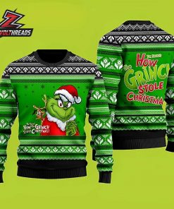 How The Grinch Stole Christmas Max Green Holiday Movie Fan Ugly Sweater