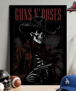 Guns N Roses Event Poster At Globe Life Field Arlington TX On September 9th 2026 Home Decor Poster Canvas