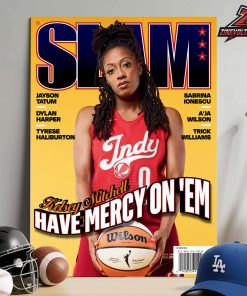 Kelsey Mitchell Indiana Fever On Slam 264 Magazine Have Mery On’Em Home Decor Poster Canvas