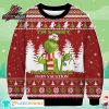 Las Vegas Raiders Grinch Face Silver Black Football Christmas Ugly Sweater Las Vegas Raiders Grinch Face Silver Black Football Christmas Ugly Sweater