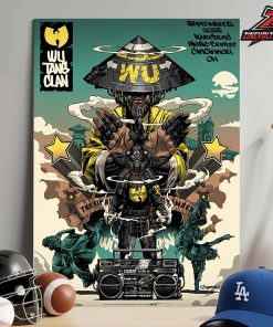 Wu-Tang Clan The Final Chamber Tour 2026 At Riverbend Music Center Cincinnati OH Home Decor Poster Canvas