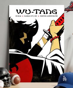 Wu-Tang Clan Venue Poster At Morton Amphitheater Kansas City MO On September 2nd 2026 Home Decor Poster Canvas