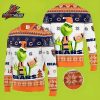 Chicago Bears Cute Grinch Hug NFL Christmas Ugly Sweater Football Fan Holiday Sweater Gift