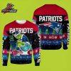 New York Giants Cute Grinch Football Wreath NFL Christmas Fan Gift Ugly Sweater