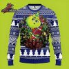 New England Patriots Grinch Rivalry Toilet Funny NFL Christmas Ugly Sweater