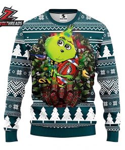 Philadelphia Eagles Cute Grinch Christmas Football Fan Gift Ugly Sweater