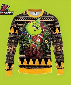 Pittsburgh Steelers Cute Grinch Christmas Football Fan Gift Ugly Sweater