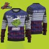 Chicago Bears Cute Grinch Hug NFL Christmas Ugly Sweater Football Fan Holiday Sweater Gift